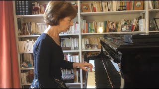 1er Temps de méditation avec Anne Queffélec  Adagio de MarcelloBach [upl. by Llij]