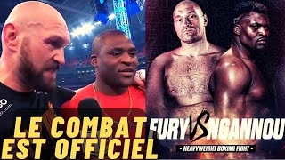 Tyson Fury amp Francis Ngannou Embrace After Historic Fight  Fury Gets Decision Win [upl. by Regine131]