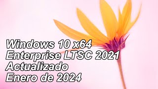 Windows🪟10 Enterprise 21H2 LTSC x64 Compilación 190443930 Actualizado Enero de 2024 [upl. by Lorien185]