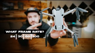 Mastering Frame Rates on DJI Mini 4 Pro Your Ultimate Guide to Cinematic Drone Footage [upl. by Jo]