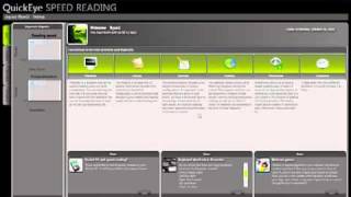 Speed Reading Software QuickEye Speed Reading [upl. by Brazee]