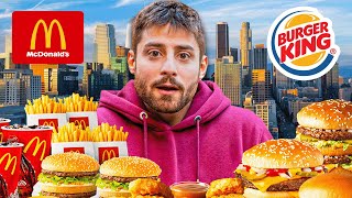 McDONALD VS BURGER KING in AMERICA [upl. by Airitak]