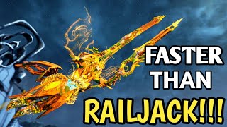 FASTEST Warframe TITANIA PRIME BUILD  Faster than Railjack [upl. by Otipaga]