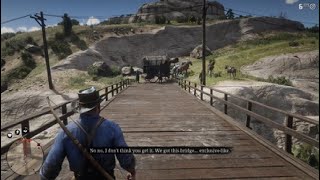 Red Dead Redemption 2 ODriscoll Bridge Encounter [upl. by Moule]