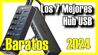 ⚡🔥 Los 7 MEJORES Hub USB BARATOS de Amazon 2024✅CalidadPrecio Docking Station  Duplicadores [upl. by Barnet]