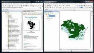 ArcCatalog  Searching data amp adding data to ArcMap [upl. by Navad]