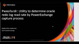 Pwxorlurdr Utility to Determine Oracle Redo Log Read Rate by PowerExchange Capture Process [upl. by Fulviah]