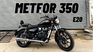 2023 Royal Enfield Meteor 350 Review  Stellar Matt Black [upl. by Bound]