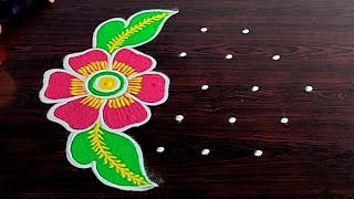 2024 New Year Special Rangoli Designs 🌹 New Year Muggulu 🌹 New Year Rangoli 🌹New Year Kolam Rangoli🌹 [upl. by Eixor]