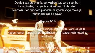 Aki feat Kapten Röd  När Solen Går Ner Lyrics [upl. by Fiona]