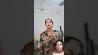 Fauji wife part 2 😎😱 emotional soliderwifeshortsarmywife thefaujifamilyarmy love indianarmy [upl. by Eeliak]