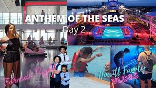 ANTHEM OF THE SEAS 2022 WITH THE KIDS Obstructed balcony view  Vlog Day 2 [upl. by Aihn]