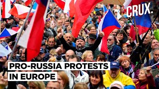 Why Czech Republic amp Germany Are Witnessing Massive Protests Against Sanctions On Putin’s Russia [upl. by Langill]