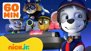 PAW Patrol Become Police Pups w Chase Marshall Rocky amp Skye  1 Hour Compilation  Nick Jr [upl. by Atolrac]