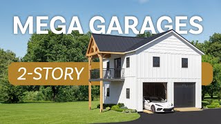 2 Story Mega Garage from Stoltzfus Structures [upl. by Sorvats]