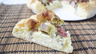 TORTA SALATA DI PASTA SFOGLIA CON CARCIOFI SURGELATI RICOTTA E SPECK [upl. by Ramberg]