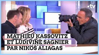 Mathieu Kassovitz et Ludivine Sagnier dans l’objectif de Nikos Aliagas  C l’hebdo  09032024 [upl. by Ennairac868]