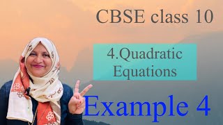 Chapter 4 Quadratic Equations example 4 CBSE class 10 in Malayalam [upl. by Dahij534]