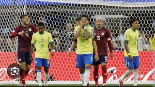 BRASIL 00 COSTA RICA Una triste Brasil se estrella contra el muro tico Decepcionante debut [upl. by Ahsila]