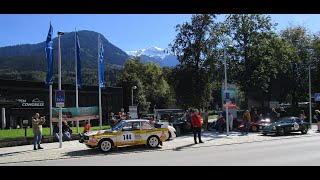 Rossfeld Rennstrecke Berchtesgaden Oldtimer Rennwagen BMW Ferrrari Walter Röhrl Jochen Mass [upl. by Oludoet]