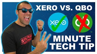 2 Minute Tech Tip QuickBooks vs Xero Best Accounting Bookkeeping  Small Business Owner  AdvisorFi [upl. by Sauveur284]