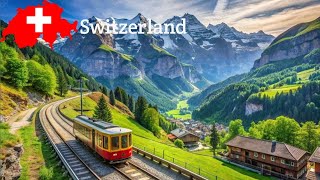 Switzerland Village Tour  Gimmelwald and Wengen Most Beutiful Village [upl. by Fraase]