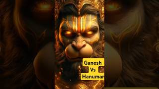 Ganesh VS Hanuman  Hanum Vs Ganesh harekrishna facts shorts ytshorts facts [upl. by Edholm]