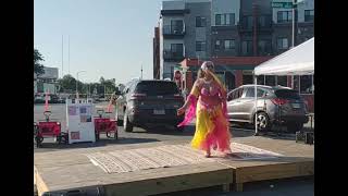 Sapphire belly dancing at the New America Art Festival [upl. by Omero]