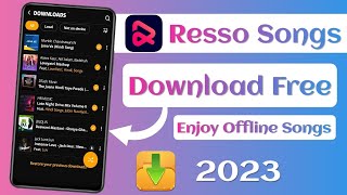 How to download resso app songs  Resso app song download kaise kare  Resso app song download [upl. by Darby]