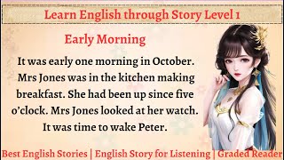 Learn English through Story  Level 1 Best English Story for Listening  Graded Reader [upl. by Harland]