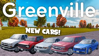 NEW CARS IN GREENVILLE  Roblox Greenville [upl. by Arbmahs]