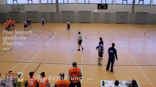 Handballregeln Rudelbildung 3 Rote Karten Flaschenwurf [upl. by Ezirtaeb]