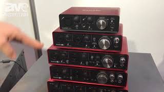 Integrate 2017 Focusrite Features Scarlett Prosumer Audio Interfaces Clarett Thunderbolt Range [upl. by Eivets]