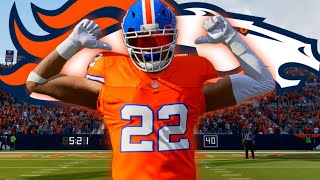 THE BEST RUNNING BACK IN THE NATION DRAFTED BY THE BRONCOS MADDEN 24 SUPERSTAR RB GAMEPLAY PART 1 [upl. by Ahsinaw351]