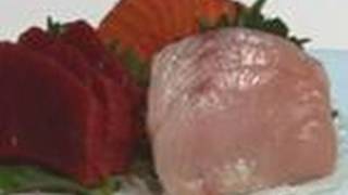 How To Prepare Sashimi  Salmon Tuna amp Yellowtail [upl. by Nodnarb]