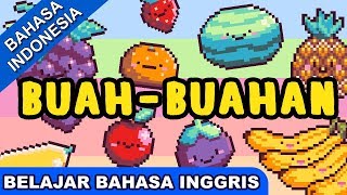 Lagu Belajar Bahasa Inggris  BuahBuahan Fruits  Lagu Anak 2019 Terbaru  Bibitsku [upl. by Yelime]