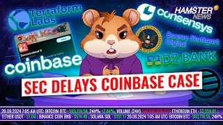 Terraform Labs shuts down SEC delays Coinbase case Decentraland hacked on X ⚡️ Hamster News [upl. by Joan]