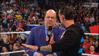 CM Punk reunites with Paul Heyman  WWE SmackDown 6212024 [upl. by Pepita]