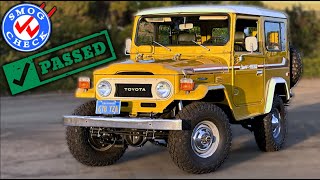 I PASSED California Smog Check In My 1978 FJ40  Tiger40 Project Part 16 [upl. by Seuqram]