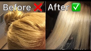 Wella T18 Toner  How to get rid of brassy hair [upl. by Ebag60]