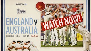 🔴 LIVE 2005 Ashes Archive Classic  Edgbaston Final Day  AshesRewind [upl. by Searcy806]