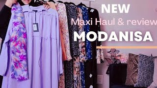 Modanisa maxi haul 2022 under 20 reviews maxi dress haul haulmodanisa [upl. by Hallutama]