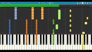 Depeche Mode  Enjoy The Silence Mike Shinoda remix piano tutorial [upl. by Chavey]