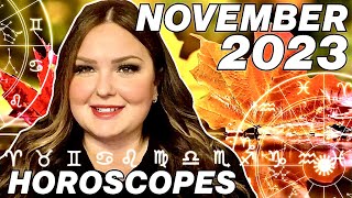 November 2023 Horoscopes  All 12 Signs [upl. by Eanahs]