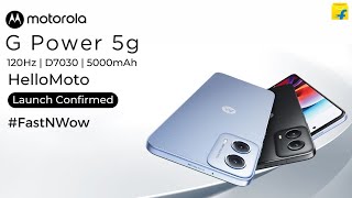 Motorola G Power2024 Launch Confirmed in India 🔥  Moto g Power 5G Specifications amp Price ⚡ [upl. by Acirtap]