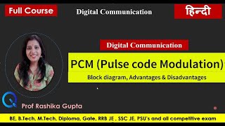 16 PCM Pulse Code Modulation  Block diagram Advantages and Disadvantages [upl. by Elime875]