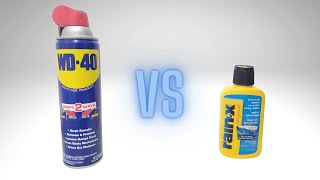 WD40 vs RainX on a Bathroom Mirror [upl. by Lledualc67]