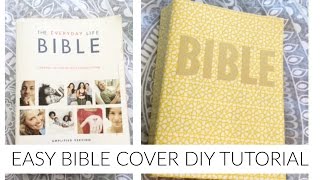 Easy and CHEAP DIY Bible Cover IM2JAZZY [upl. by Gavrilla]