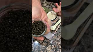 Osetra Sturgeon Caviar Costco Tasting [upl. by Ennailuj143]