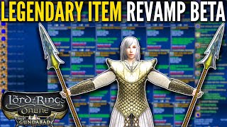 LOTRO LI Revamp Beta Overview amp First Impressions on New Legendary Items System [upl. by Moser]